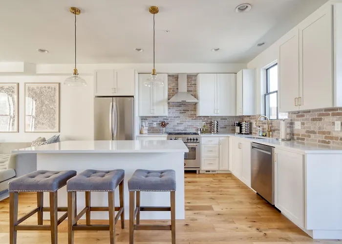 Stay Portland Collection - Custom North Tabor Farmhouse - Gym & Kitchen